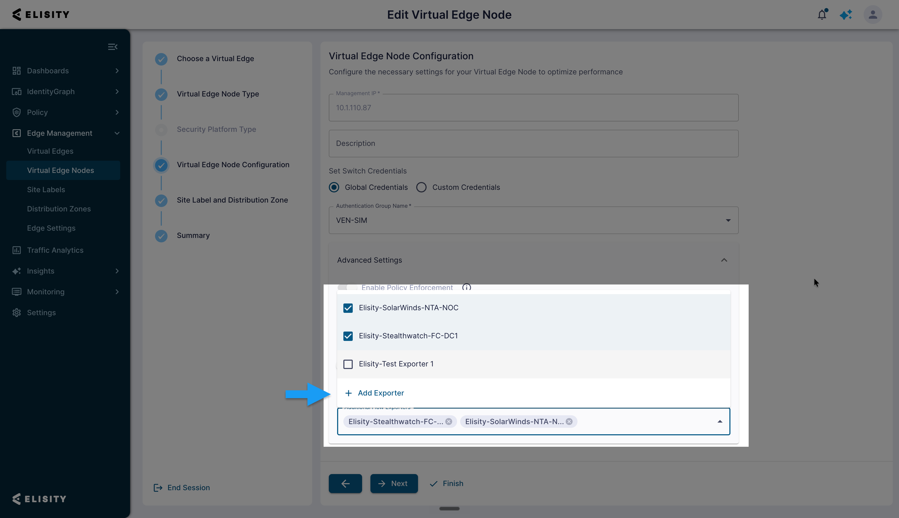 Managing Virtual Edges and Virtual Edge Nodes – Elisity